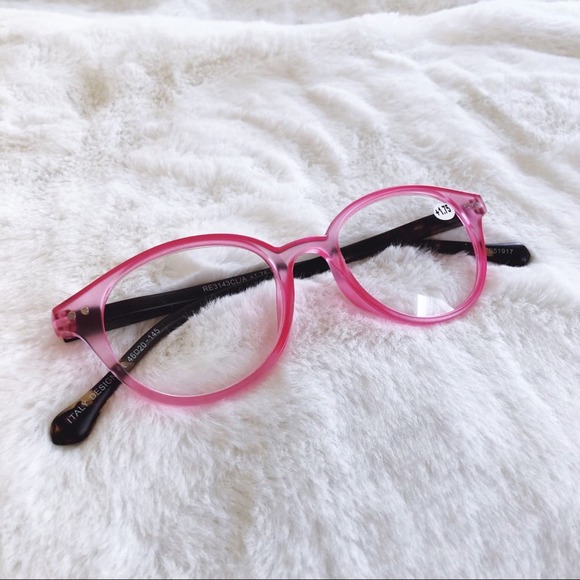 Miles Pink Classic Round Reader Glasses - Picture 5 of 8